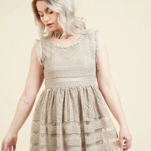 Modcloth "Esteemed Elegance" in Taupe